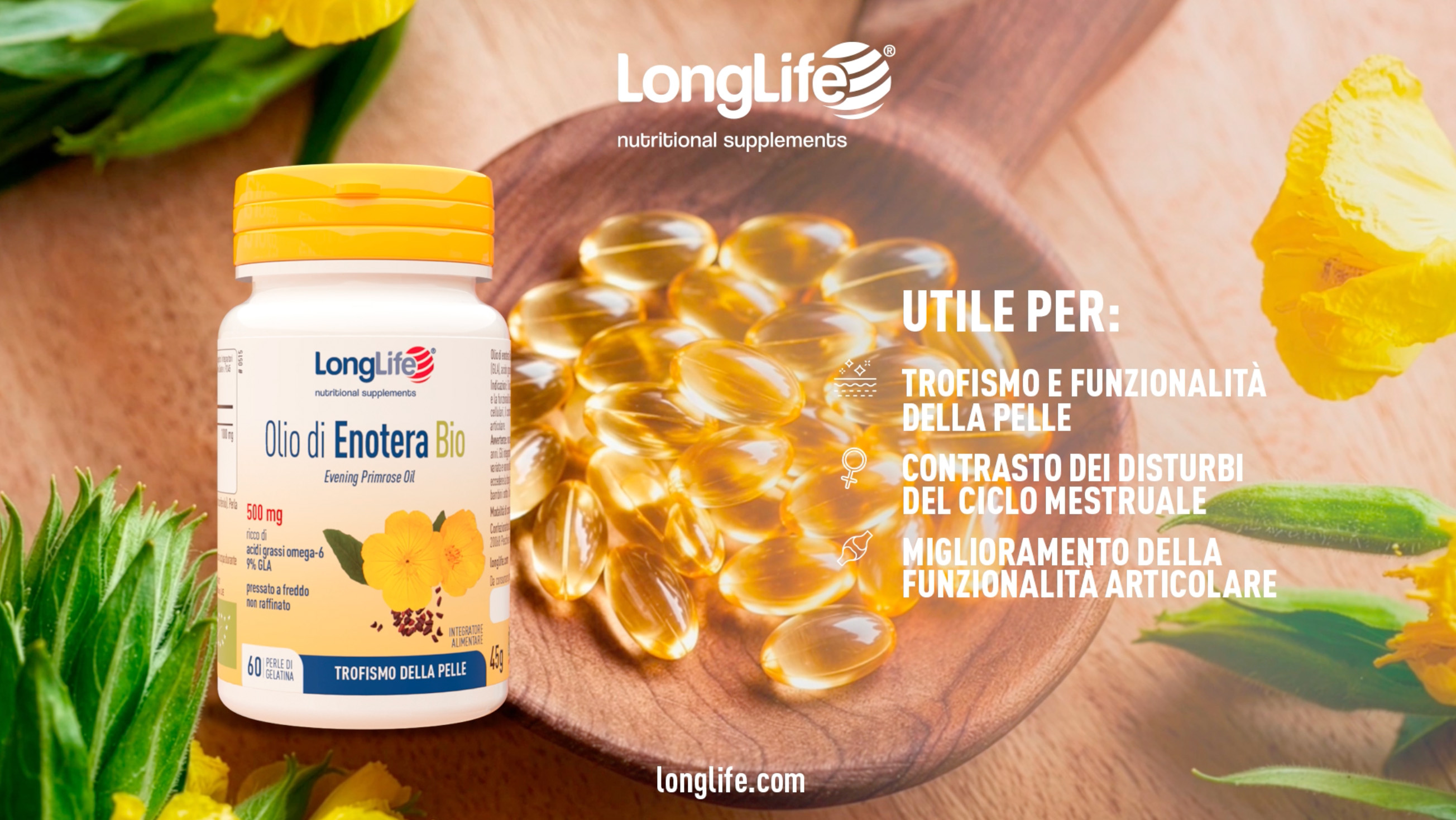 Olio di Enotera Bio 500mg
