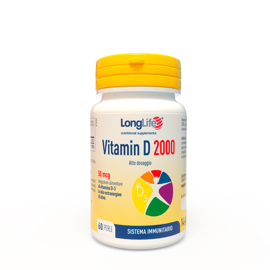 Vitamine D3 2000 UI Protego Salvum - 60 Capsules Pour Adultes - Neuf